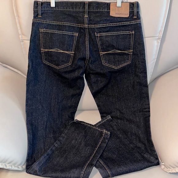 Aeropostale Men’s Straight Leg Washed Jeans - Picture 6 of 7